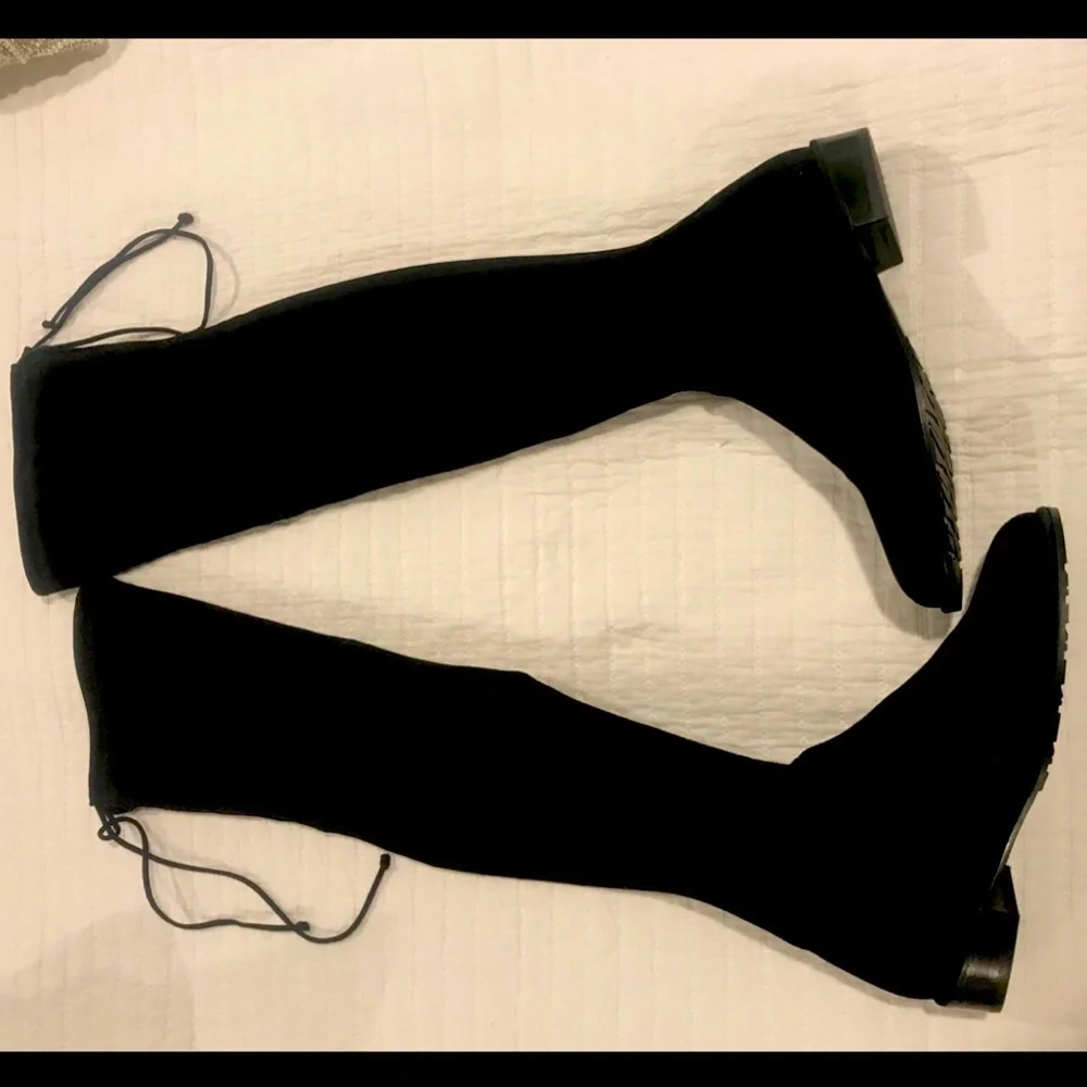 Stuart Weitzman Lowland Stretch Over The Knee Boots like new pls see pic 7 1/2💎